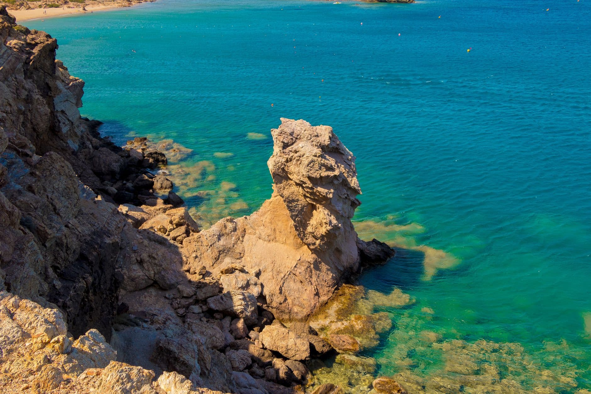 Crique et falaises de Préveli, région de Réthymnon