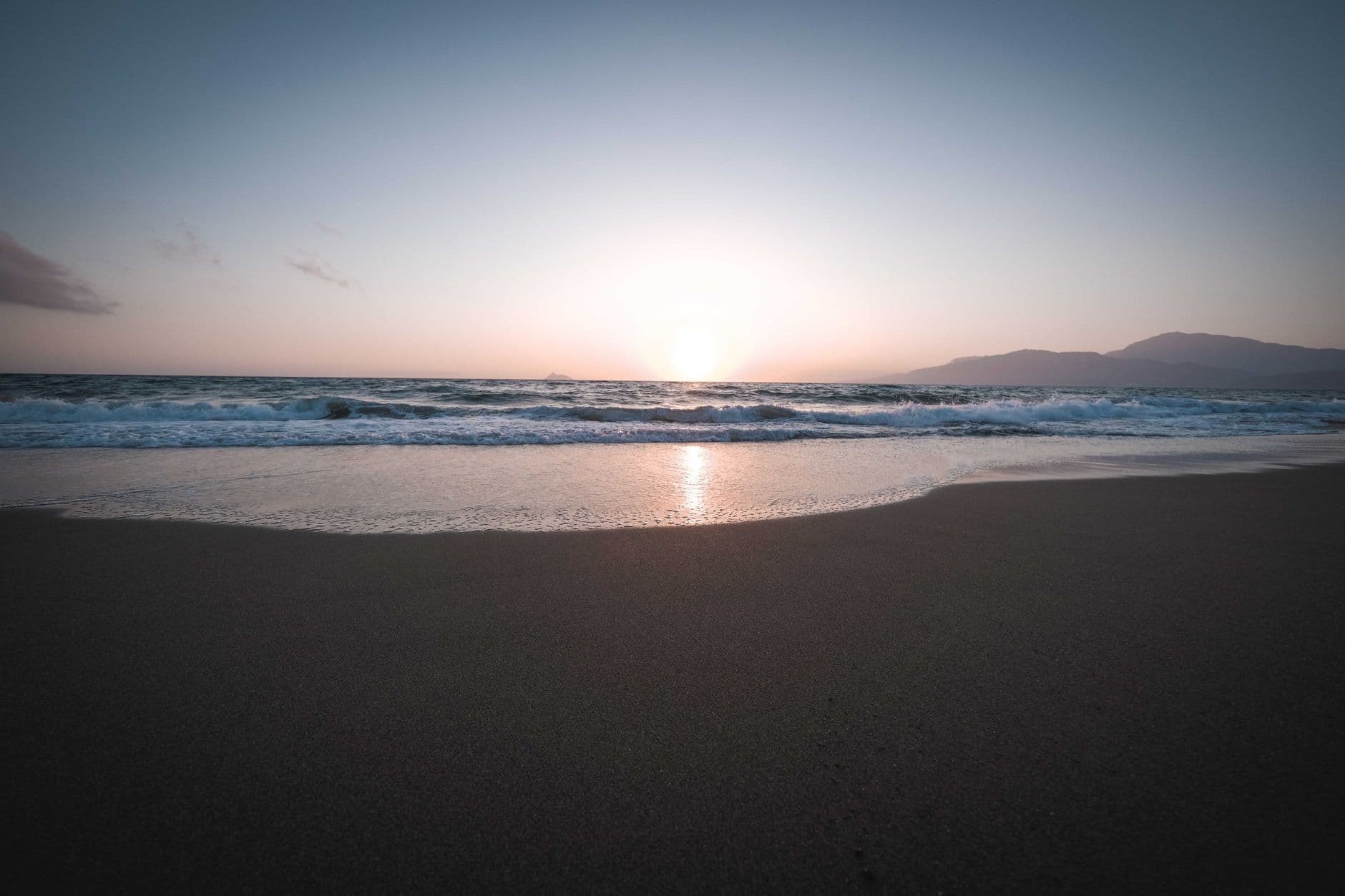 Plage de Falassarna, ouest de la Crète