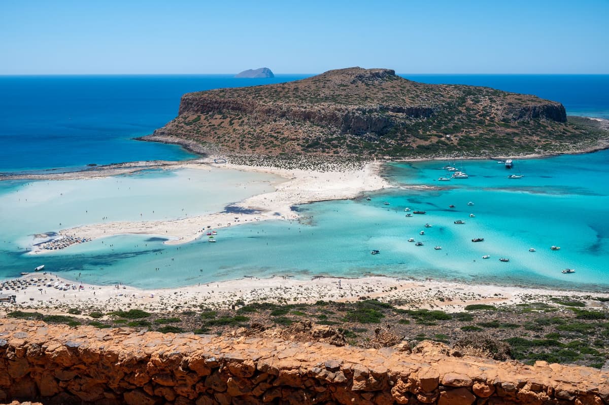 Lagon de Balos, région de La Canée, Crète