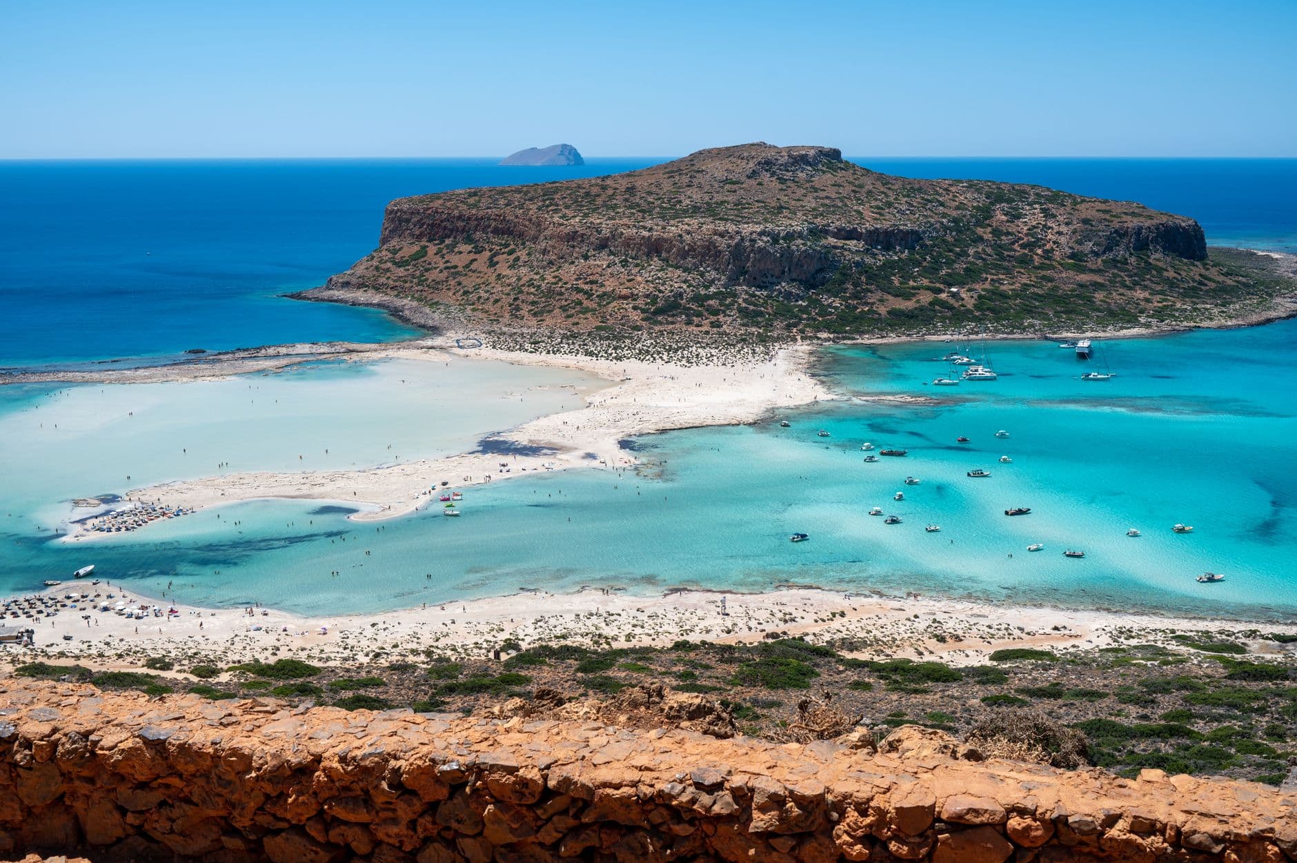 Lagon de Balos, région de La Canée, Crète
